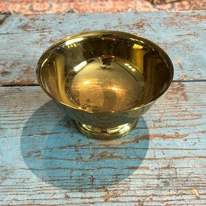 Vintage small brass trinket bowl